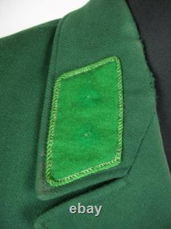 Veste-tunique vintage d’officier du service forestier de l’armée allemande, époque Seconde Guerre mondiale
