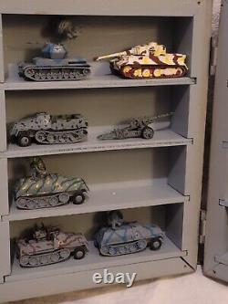 Vintage Wwii Chars De Collection Allemand Roco Dbmg Jouet Armée Militaire Mattel Char