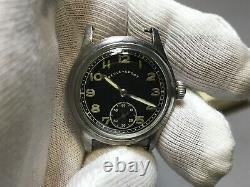 Vintage-sport Wristwatch Dh Revue Armée Allemande Militaire Montre Ww 2 Wehrmacht