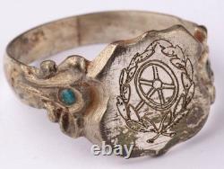 Volant de conduite main militaire conducteur WW2 anneau allemand WWII armée allemande Nous