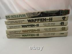 Volumes 1-5 WWII Armée allemande et histoire des uniformes de la Waffen SS Livres 3 1ère édition
