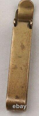 W 1914 Ww2 Allman Tie Clip Slide Tie Bar, Fermoir Sterling Argent Iron Cross Army