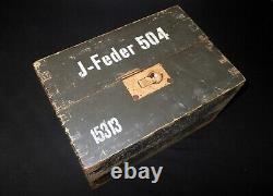 WW II Armée Allemande WH J-Feder 504 MINUTEUR MÉCANIQUE PIONNIER TRÈS RARE