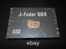 WW II Armée Allemande WH J-Feder 504 MINUTEUR MÉCANIQUE PIONNIER TRÈS RARE