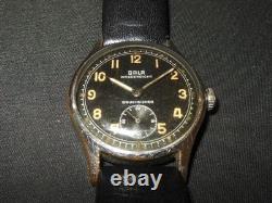 WW2 Montre de service personnelle de la Wehrmacht allemande ARMY GALA NICE