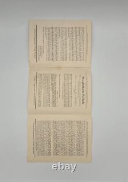 WW2 WWII Allemand Original Artillerie Général livret militaire combat soldat armée