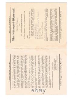 WW2 WWII Allemand Original Artillerie Général livret militaire combat soldat armée