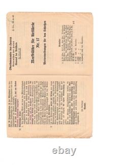 WW2 WWII Allemand Original Artillerie Général livret militaire combat soldat armée
