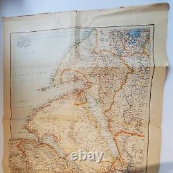 WW2 WWII Original Allemand Palestine Moyen-Orient brochure publication 1941 carte armée