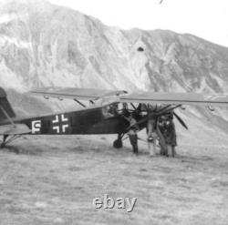 WWII 1944 Affiche d'identification de la reconnaissance de l'Armée allemande Fi-156 Storch W. E. F. T. U. P.