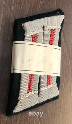 WWII/2 Ensemble original mint de pattes de col d’officier de l’armée allemande Panzer. Emballage d’origine