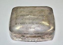 WWII D-DAY Normandie Boîte de Présentation Officier Général Allemand Américain Sterling