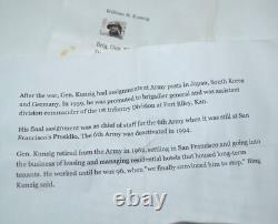 WWII D-DAY Normandie Boîte de Présentation Officier Général Allemand Américain Sterling