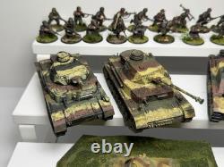 Warlord Bolt Action Armée Allemande WWII 28mm Tanks et Troupes Peints