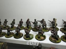 Warlord Bolt Action Armée Allemande WWII 28mm Tanks et Troupes Peints