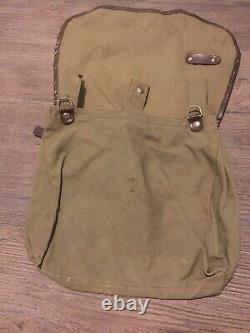 Ww 2 Allemand M31 Breadbag Équipement D'origine, Soldat, Armée Militaire Brotbeutel