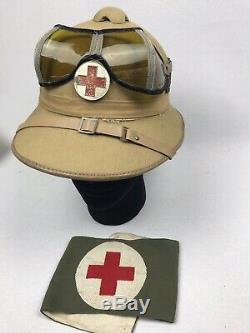 Ww2 Afrika Korps Medic Moelle Casque Et Médical Armée Allemande Armband