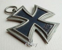 Ww2 Allemand Iron Cross 2ème Classe Maker Marqué 24 Croix Originale Et Authentique