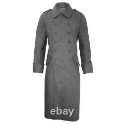 Ww2 Allemand M40 Laine Greatcoat Repro Army Trench Coat Heer Jacket Field Gray