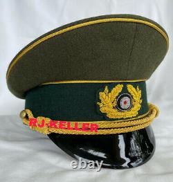 Ww2 Armée Allemande Heer Marshal De Terrain Général Officiers Parade Robe Visor Chapeau Cap