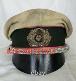 Ww2 Armée Allemande Militaire Panzer Officiers Crusher Visor Hat Cap (fabriqué À La Main)