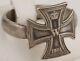 Ww2 Pendentif Allemand Sterling 800 Argent Iron Cross Wwii Ww1 Ww 1914 Armée Allemagne