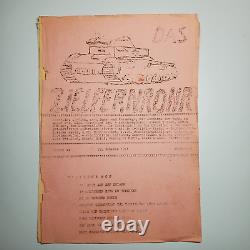 Ww2 Tank Journal Allemand Panzer Régiment Équipage Wehrmacht Nco 1941 Armée De Soldat