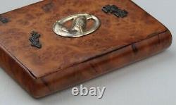 Wwi Cigarette Case Box Allemand Ww2 Ww1 Wwii Army Iron Cross I & II Classe Allemagne