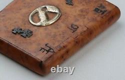Wwi Cigarette Case Box Allemand Ww2 Ww1 Wwii Army Iron Cross I & II Classe Allemagne