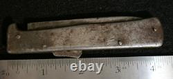 Wwi Imperial German Army Polding Pocket Couteau Avec Lock War-time Steel, Scarce
