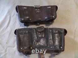 Wwii Allemagne Army Ammo Pochettes Paire Originale