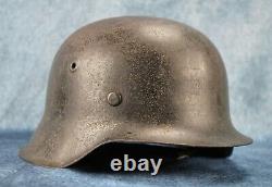 Wwii Allemand Heer M42 Casque De Combat Soldat Wehrmacht Uniforme Us Army Vet Domaine