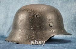 Wwii Allemand Heer M42 Casque De Combat Soldat Wehrmacht Uniforme Us Army Vet Domaine