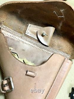 Wwii Allemand Luger P08 Hardshell Leather Holster W. Retirage Tool Lot De 10