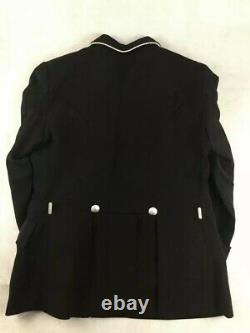 Wwii Army Allemand 1932 M32 Style Retro Black Wool Tunic Ww2 Uniforme Militaire
