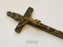 Wwii Ww2 Armée Allemande Wehrmacht Officier Pectoral Cross Pendentif Crucifix (no. R2)