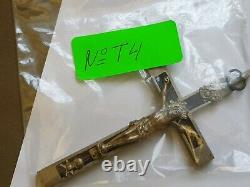 Wwii Ww2 Armée Allemande Wehrmacht Officier Pectoral Cross Pendentif Crucifix (no. T4)