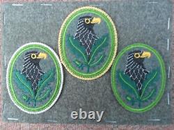 X3 insignes de manche de tireur d’élite de l’armée allemande de la Seconde Guerre mondiale, NOS. Vendeur américain, sans tarif.