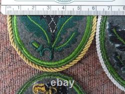 X3 insignes de manche de tireur d’élite de l’armée allemande de la Seconde Guerre mondiale, NOS. Vendeur américain, sans tarif.