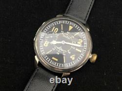 Zentra Military Style Wwii German Army 1939 -1945 Montre Suisse Vintage Pour Hommes
